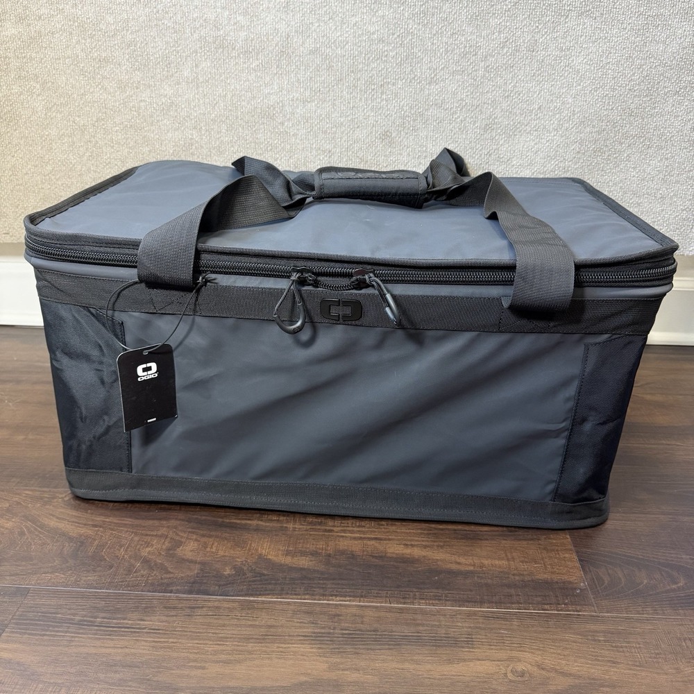 NWT OGIO Gear Mega Cube Zip-Top Gear Bag Tote w/ Handle - Black